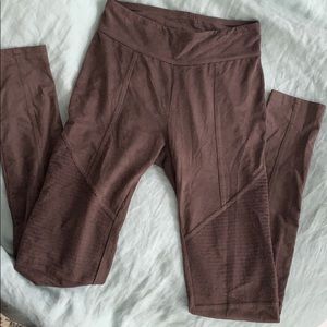 Nordstrom Faux Suede Moto Leggings